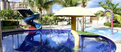 Indoor pool, outdoor pool