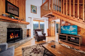 Smart TV, fireplace - A Mountain Hideaway | By Colonial Properties (Sevierville)