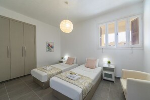 Apartment, 2 Bedrooms, Sea View | 2 bedrooms, iron/ironing board, cribs/infant beds, free WiFi - Protaras Almyra Seaview Suite 34 (Paralimni)