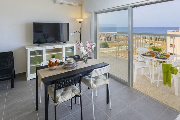 Apartment, 2 Bedrooms, Sea View | In-room dining - Protaras Almyra Seaview Suite 34 (Paralimni)