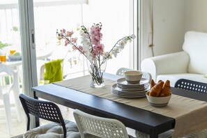 Apartment, 2 Bedrooms, Sea View | In-room dining - Protaras Almyra Seaview Suite 34 (Paralimni)