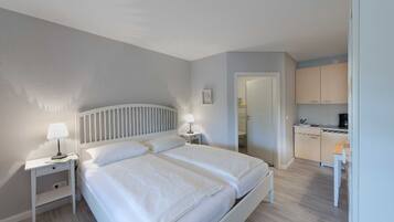 1 slaapkamer, een kluis op de kamer, wifi, beddengoed