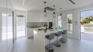 Villa, 3 Bedrooms, Private Pool | Private kitchen - Protaras Villa Piera By The Sea (Paralimni)