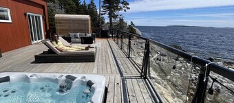 Villa design face à la mer