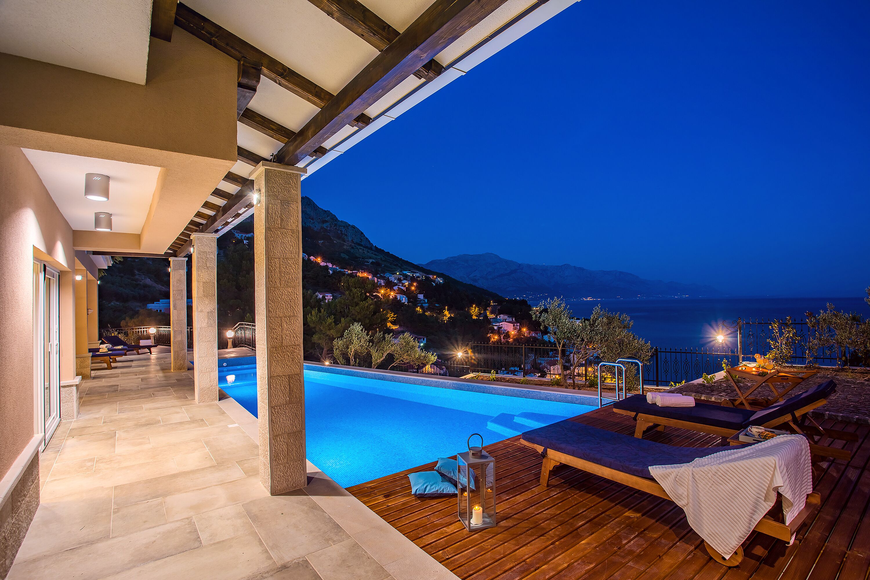 屋外プール、温水プール