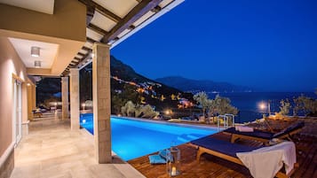 屋外プール、温水プール