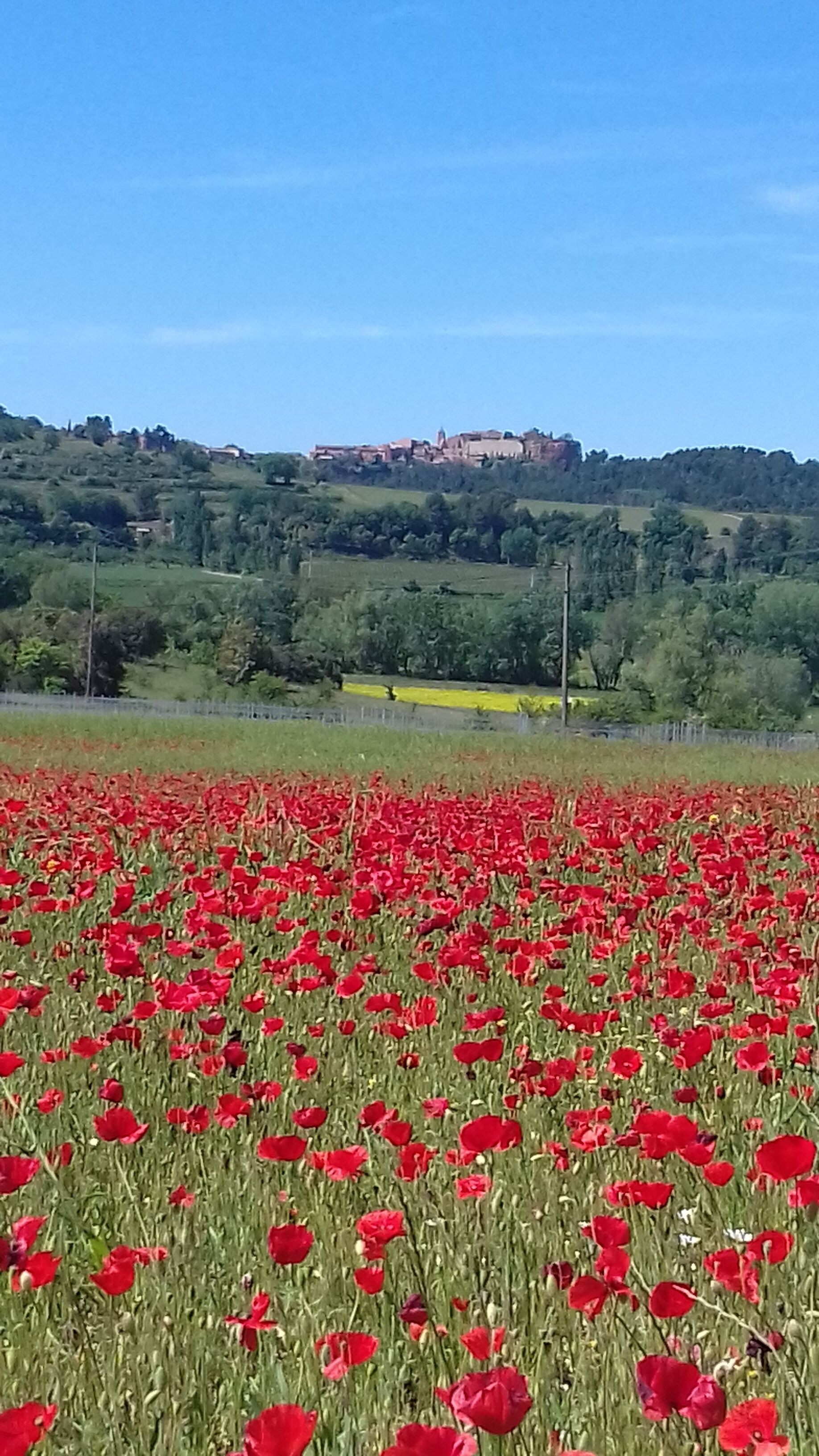 à 4km du Mazet Roussillon au loin