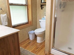 Bathtub, hair dryer, towels