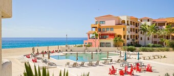 NEW! Terrasol Resort #131 Elegant Beachfront 2Bd/2Ba Suites Poolside on the Sand