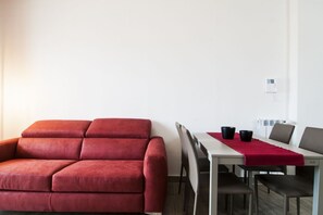 Dining - GuestHost - Comfortable apartment located on the seventh floor of a modern residence equipped with a lift.In 40 square meters of space it comfortably accommodates 2 people with a double bedroom.Located in the Fonte Laurentina district, near the ring road (Roma)