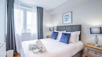 3 soverom, strykejern/-brett, reiseseng for barn og wi-fi