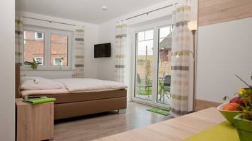 1 chambre, lit parapluie, Wi-Fi, draps fournis