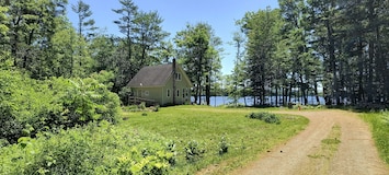 Private driveway to your lakeside retreat.