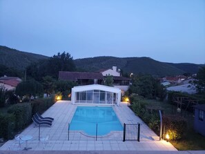 Alberca climatizada 
