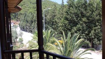 Blick vom Balkon