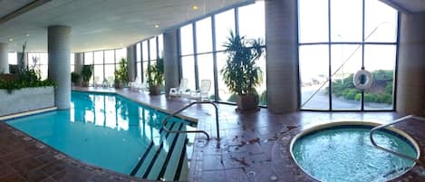 Indoor pool, a heated pool