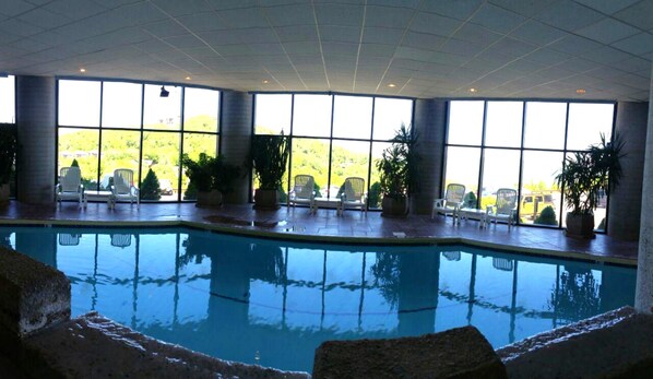 Indoor pool, a heated pool