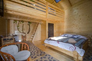 树屋 | 遮光窗帘、熨斗/熨板、免费 WiFi、床单