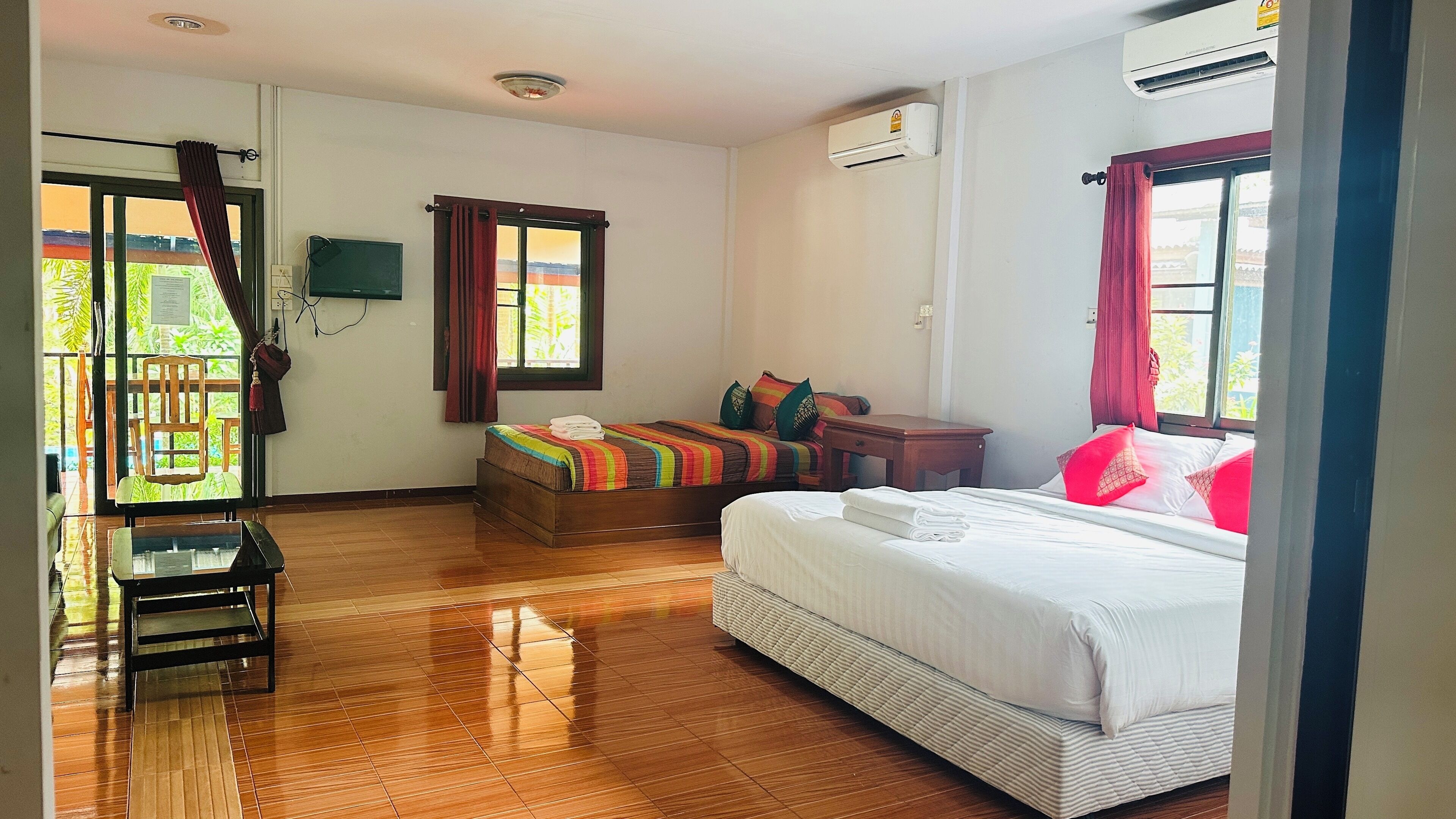 Family Villa, 2 Bedrooms | In-room safe, blackout drapes, free WiFi, bed sheets