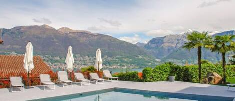 Una piscina riscaldata