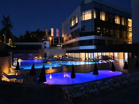 Front of property - evening/night