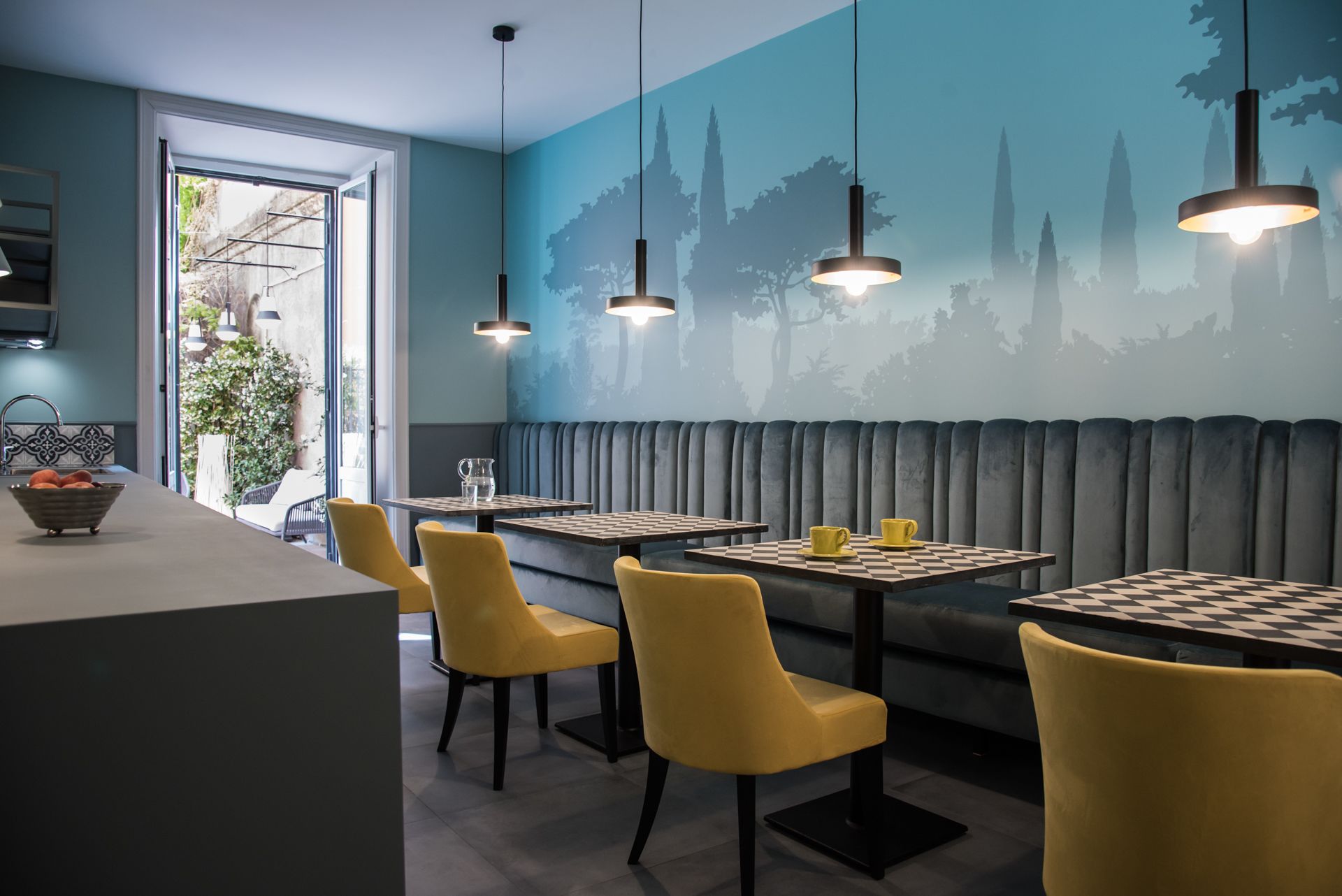 Daily self-serve breakfast (EUR 10 per person)