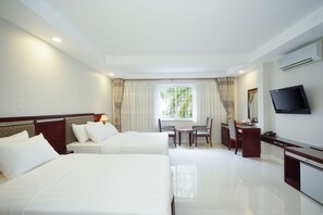 1 chambre, literie de qualité supérieure, bureau, chambres insonorisées