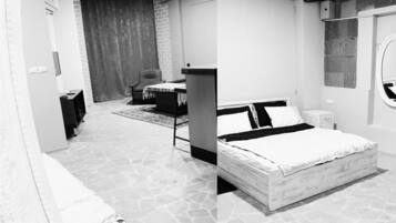 1 sovrum, strykjärn/strykbräda, wi-fi och sängkläder