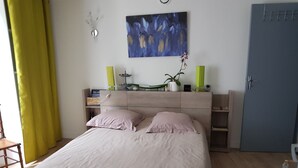 1 soverom, strykejern/-brett, wi-fi og sengetøy