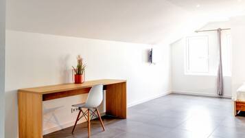 City Apartment | Living area | 25-inch Smart TV with cable channels, TV, Netflix