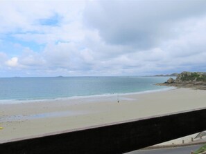 On the beach