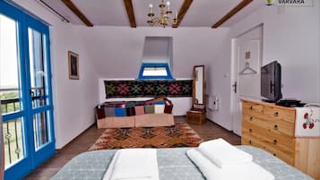 2 habitaciones, tabla de planchar con plancha, wifi y ropa de cama