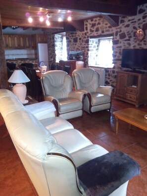 Flachbildfernseher, Kamin