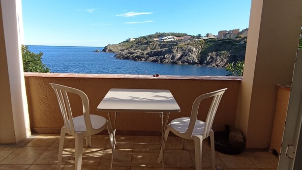 Outdoor dining - 2RB38A - Nice apartment with sea view (COLLIOURE)