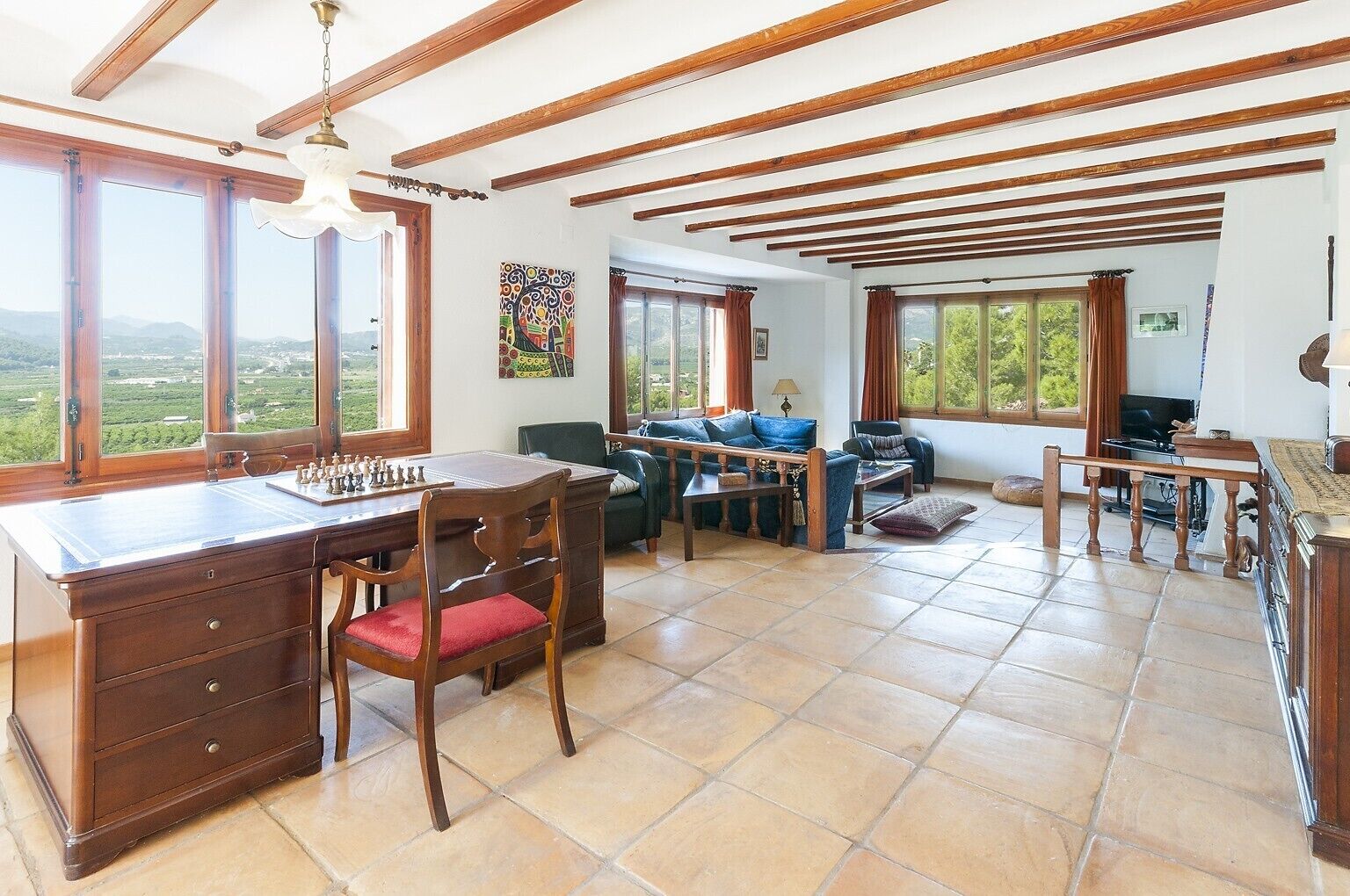 Vue depuis l’hébergement