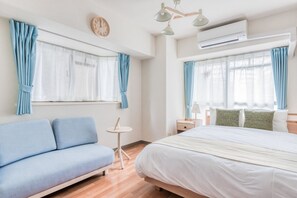 Family Room | Blackout drapes, iron/ironing board, free WiFi, bed sheets - Park Residence Omori (Tokyo)