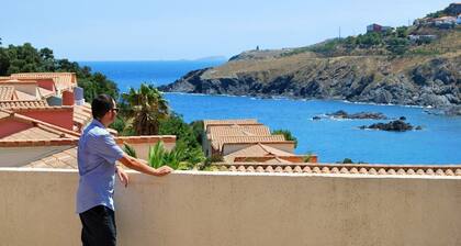 Appartement mit Blick auf das Meer, die Bucht von Plage | Piscine sur Place