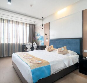 Chambre Double Deluxe | Wi-Fi gratuit, draps fournis