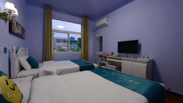 Free WiFi, bed sheets