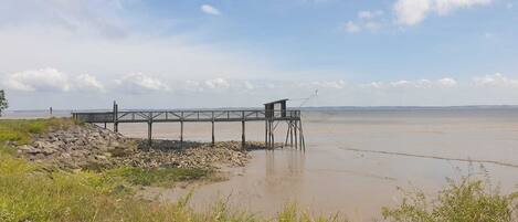 Aan het strand, ligstoelen aan het strand