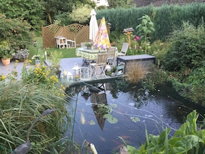 Property grounds - Quiet guest house.Francorchamps Liège, Aix.BaladeForêt Lake Swimming pool Play area (Goé)