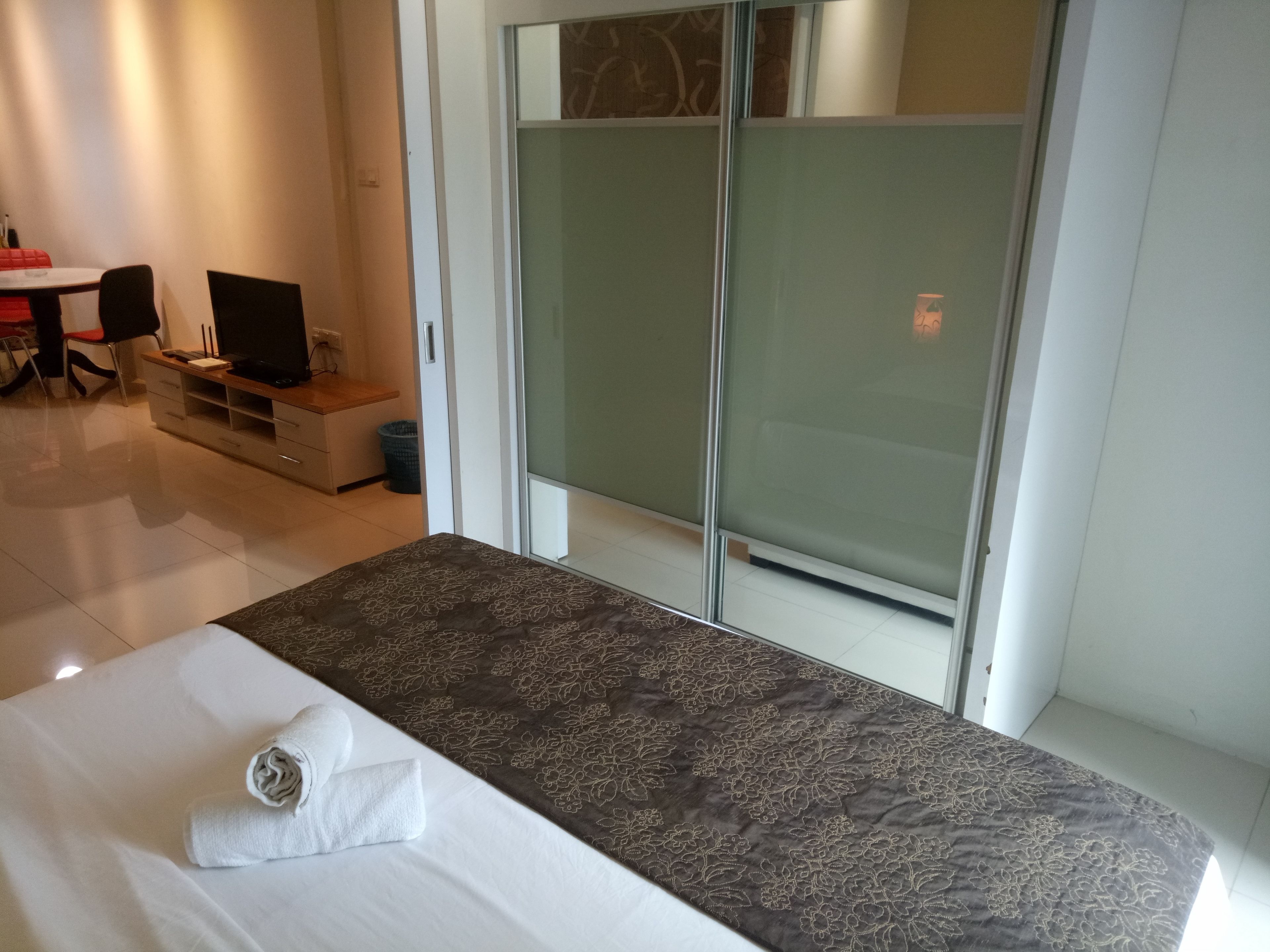 Executive Apartment, 1 Bedroom | Blackout curtains, iron/ironing board, free WiFi, bed sheets