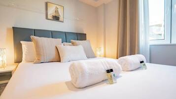 3 soverom, strykejern/-brett, reiseseng for barn og wi-fi