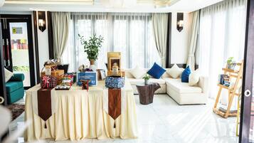 Lobby sitting area