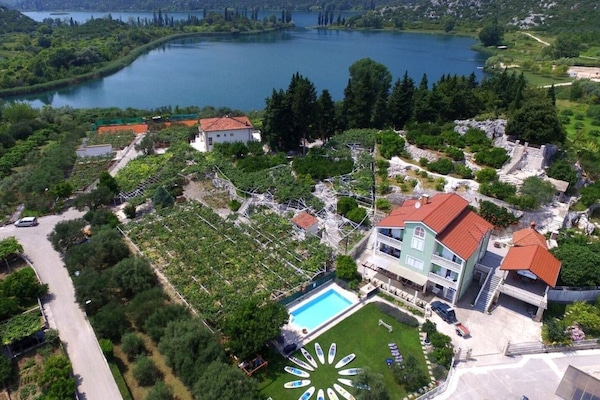 villa solo aerial photo