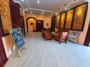 Sala de estar en el lobby
