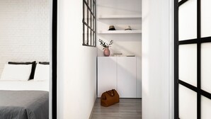 Loft, 2 habitaciones (7) | Ropa de cama de alta calidad y caja de seguridad en la habitación 