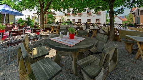 Terraza o patio. Zur Post Gasthof