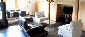 Lobby sitting area - B&B Aux Chambres du Heimbach (Wingen)