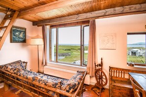 Traditional House, 4 Bedrooms | Living area | Fireplace - House Breiðabólsstaður (Garðabær)